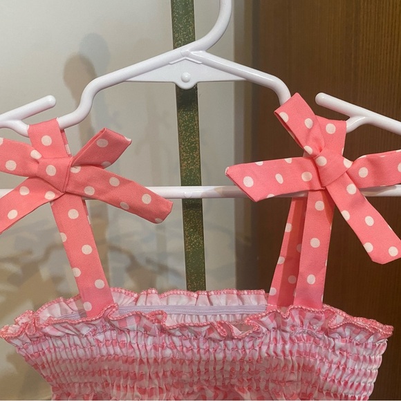 New Gingham Watermelon Dress - Picture 5 of 6